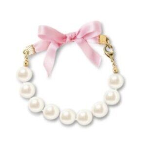 KJP Ribbon & Pearls Bracelet